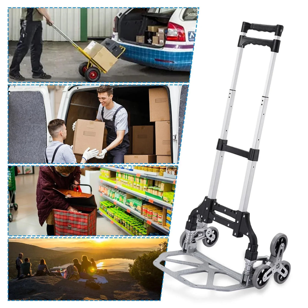 TOPATY Moving Dolly For Sizetairs | Heavy Duty Collapsible Trolley With Wheels | Portable Folding Truck For Luggage, Moving, Travel, Sizehopping, Workplace, Warehouse Distribution