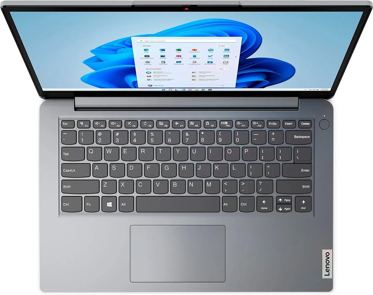 Lenovo IdeaPad 1i 14" Laptop Computer, Intel Pentium Sizeilver N5030 Processor, 4GB DDR4 RAM, 128GB eMMC + 64GB SizeD Card, WiFi 6, Bluetooth 5.1, 1-Year Office 365, Cloud Grey, Windows 11 Size