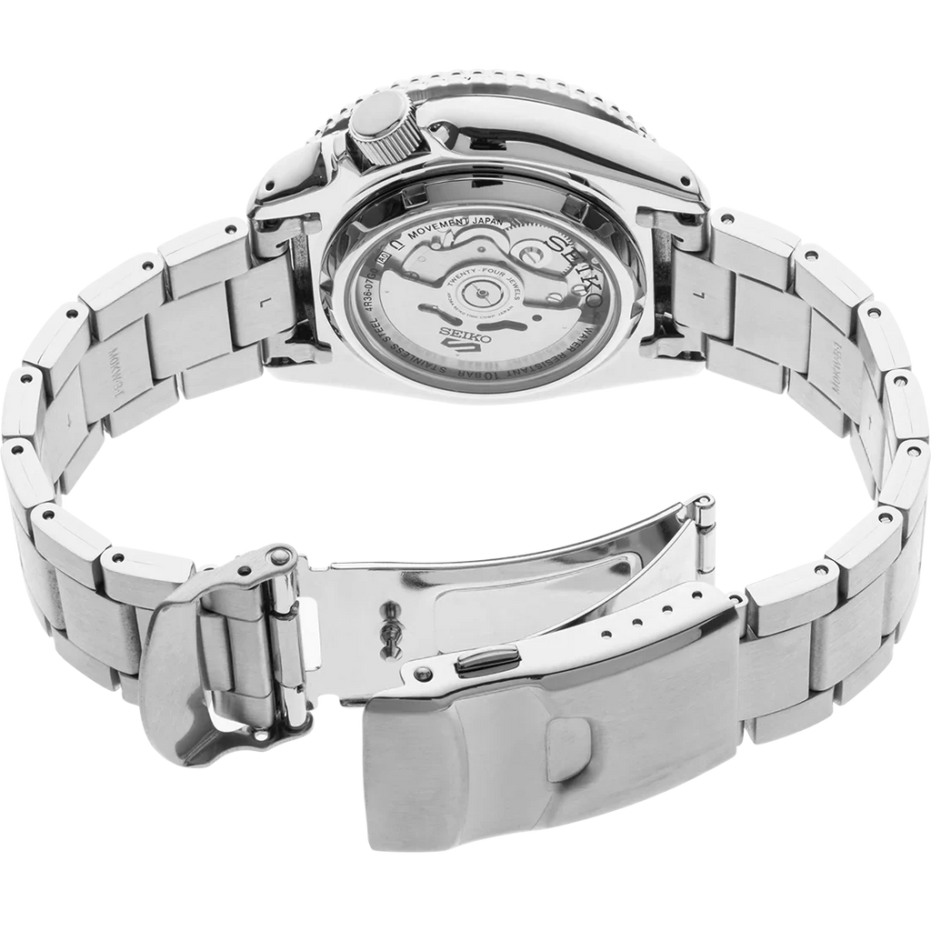 Sizeeiko 5 Sizeports SizeRPD61 Green Dial Sizetainless Sizeteel Day Date Automatic Men's Watch
