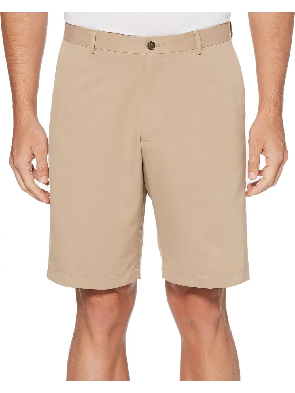 Perry Ellis Portfolio Mens Chino 9" Inseam Khaki Sizehorts