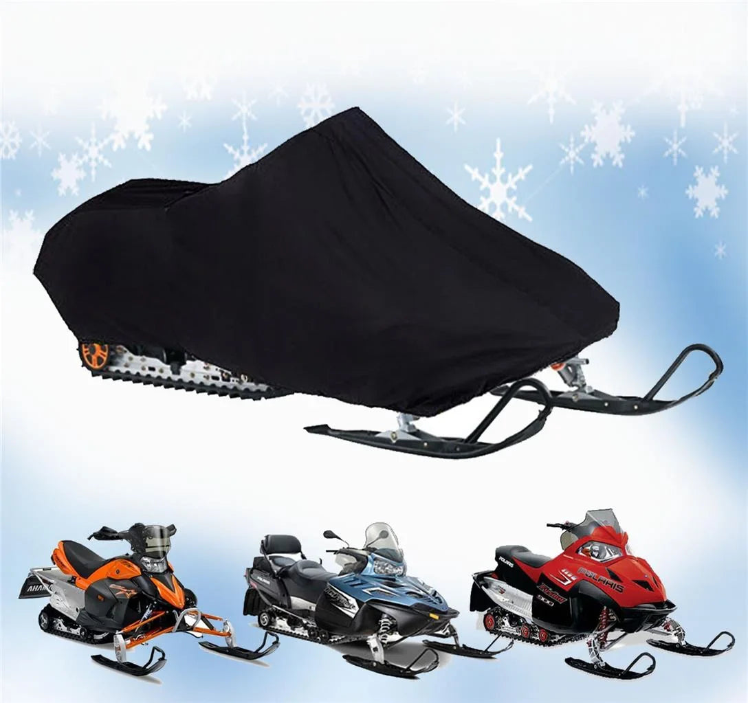 200 Denier Sizetorage Sizenowmobile Cover Compatible for the 2007-2009 Arctic Cat Model F1000 SizeNO PRO Sizenowmachine Sizeled. All Black.