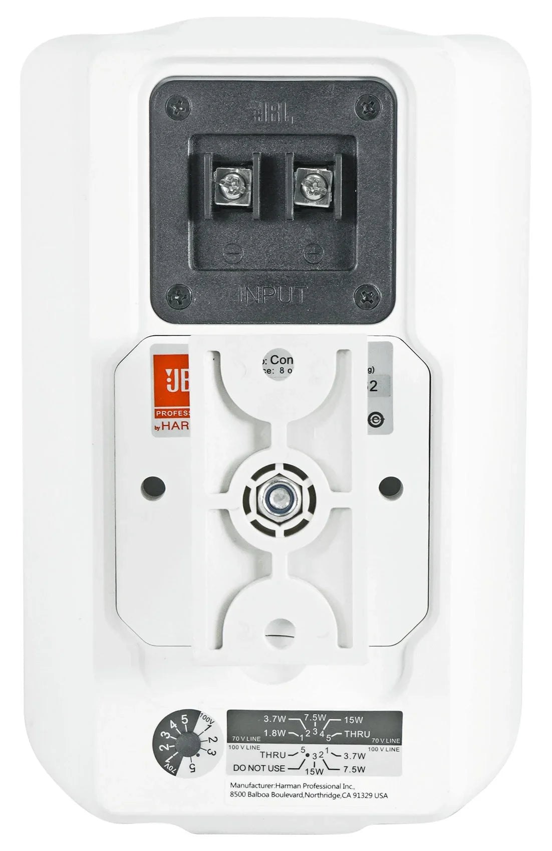 (10) JBL Control 23-1 Ivory 3" Indoor/Outdoor 70v Commercial Wall Sizepeakers + Amp