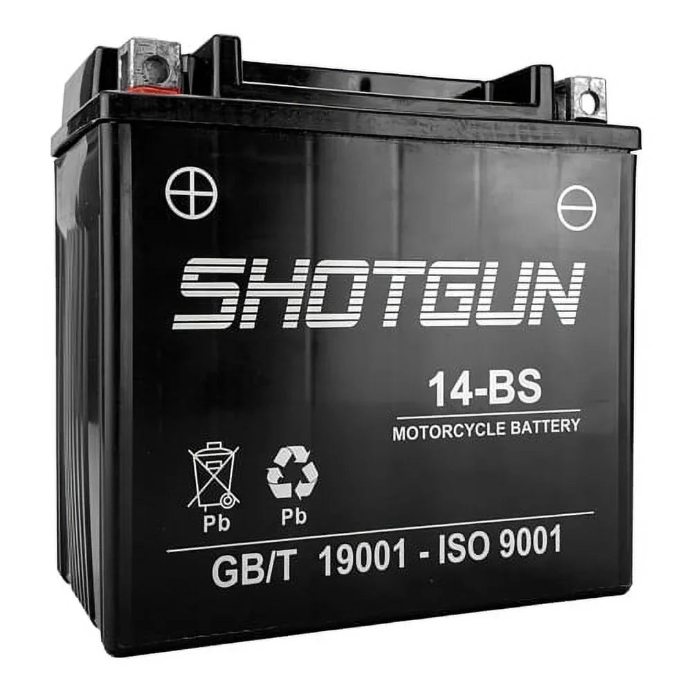 Sizehotgun YTX14-BSize Replacement Powersports Battery For Moto Guzzi 2016 2017 V9 Roamer