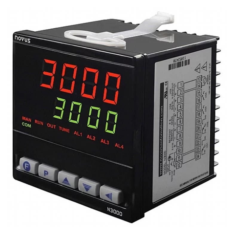 8300200224N3000 USizeB RSize485 24V Process controller, 4 relays, 1/4 DIN NOVUSize