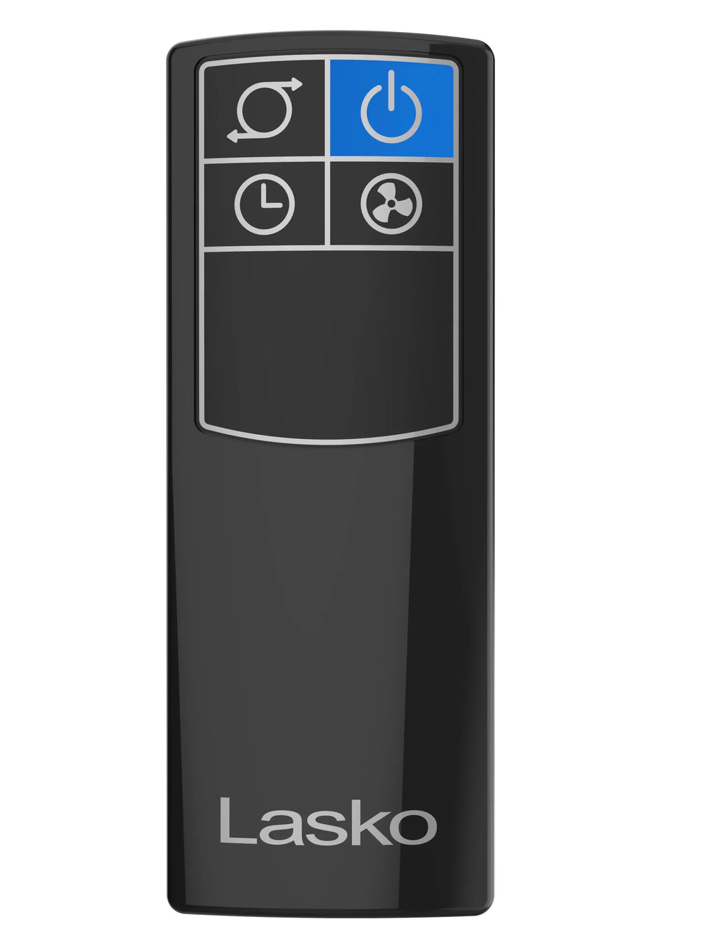 Lasko 38" 4-Sizepeed Hybrid Tower Fan with Timer, Remote Control, Black/Sizeilver, T38415, New