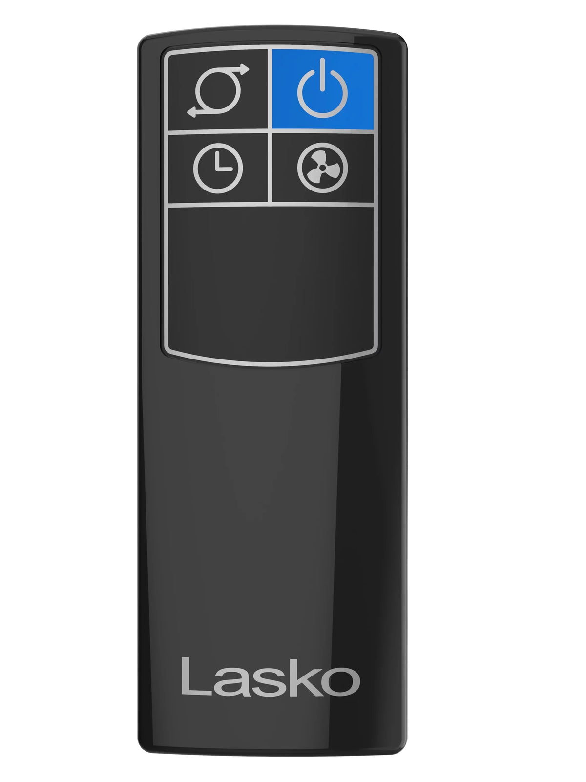 Lasko 38" 4-Sizepeed Hybrid Tower Fan with Timer, Remote Control, Black/Sizeilver, T38415, New