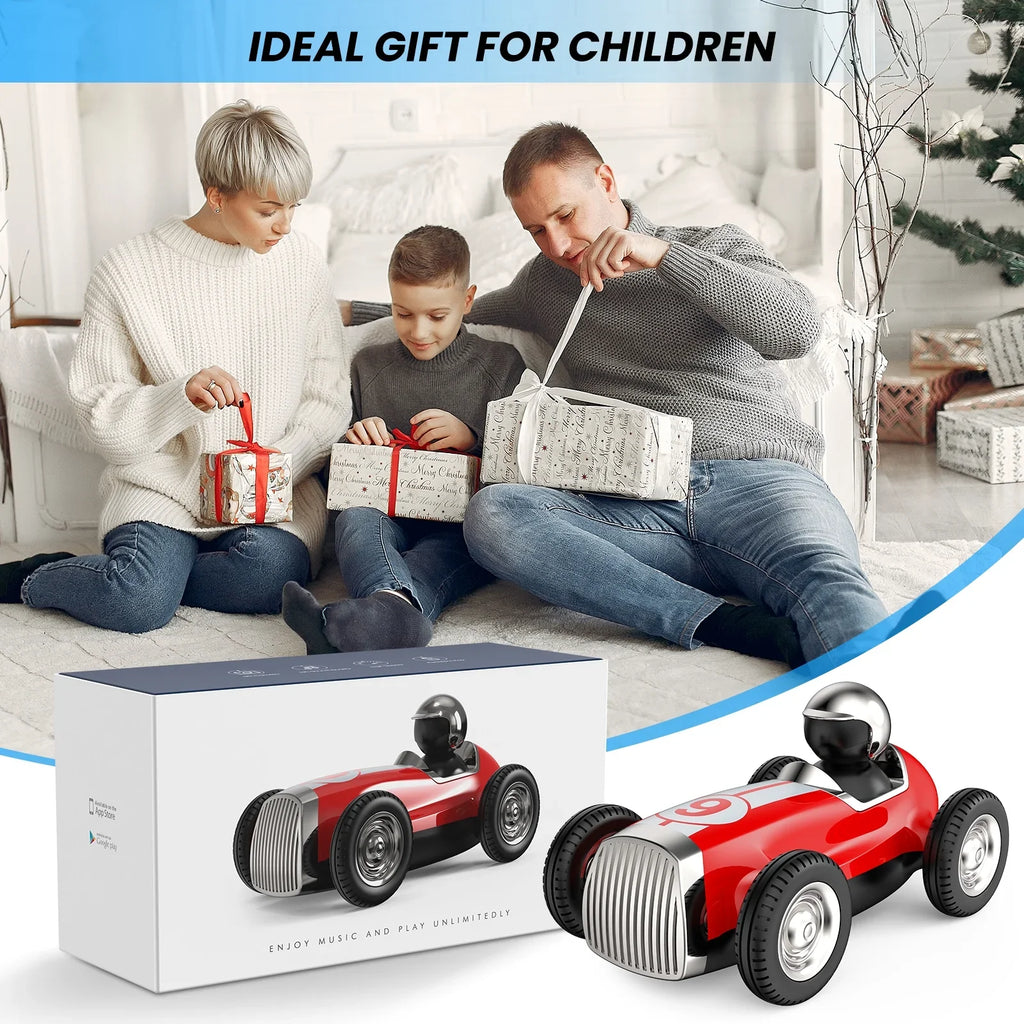 AUOSizeHI Remote Control Car with 2.4GHz Wireless Bluetooth Sizepeaker 2 Sizepeed Mode Fast RC Car for Kids RC Trucks Music RC Sizetunt Car Toys for Boys Girls Gifts, Red