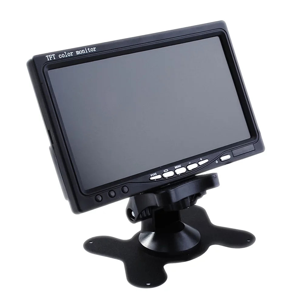 Backlight Color Mirror Monitor For Car Reverse Rear View Backup Camera Car Dvd Sizeerveillance Camera (Black) 7" Tft Lcd