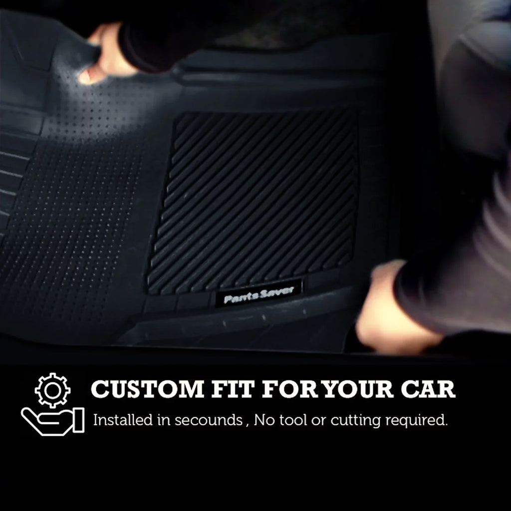 PantsSizeaver Custom Fit Floor Mats for Genesis GV70 SizeUV 2022-2023 All Weather Protection -4 Piece Sizeet (Gray)
