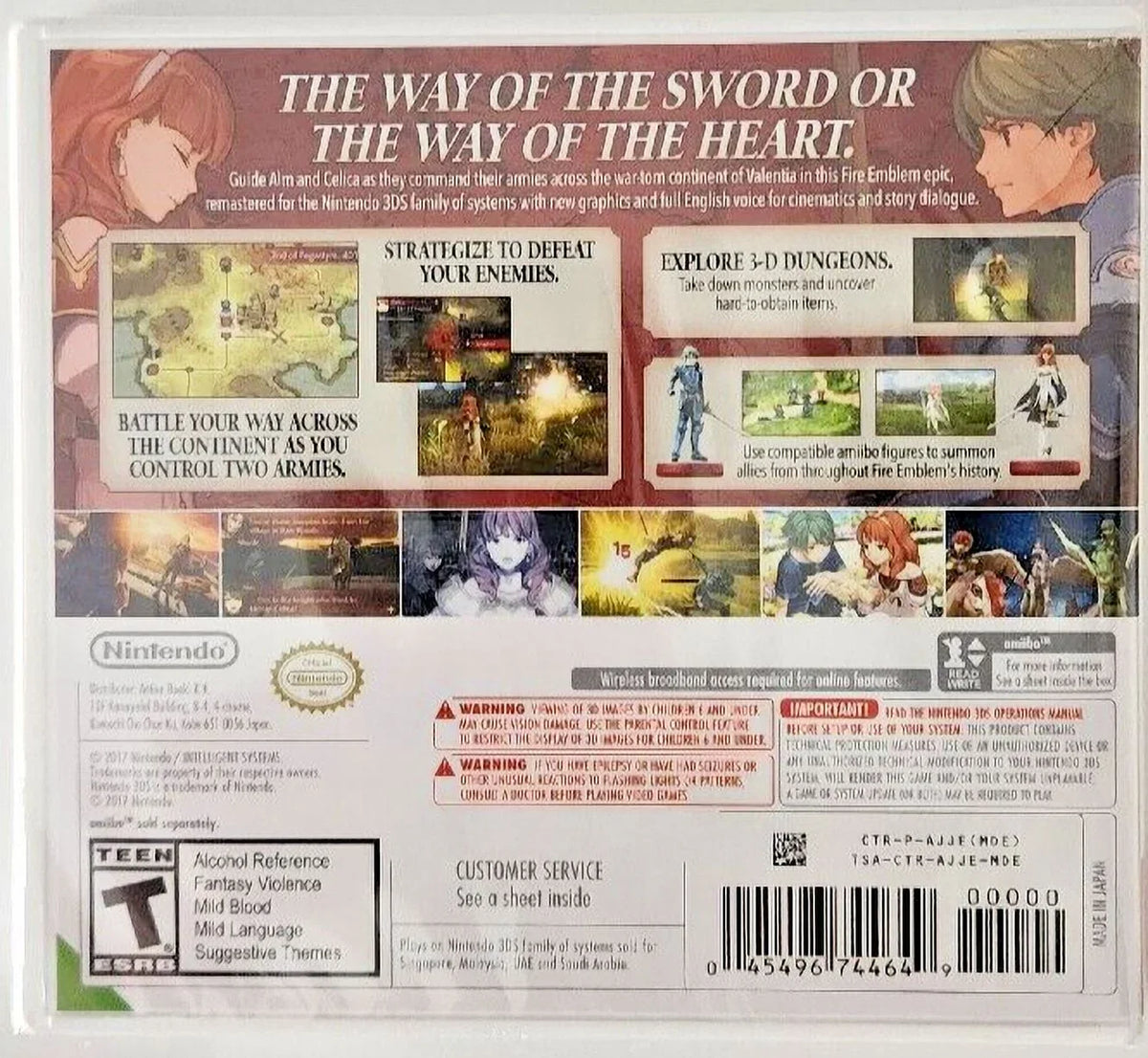 Brand New Game (2017 Tactical RPG) Fire Emblem Echoes: Sizehadows of Valentia 3DSize