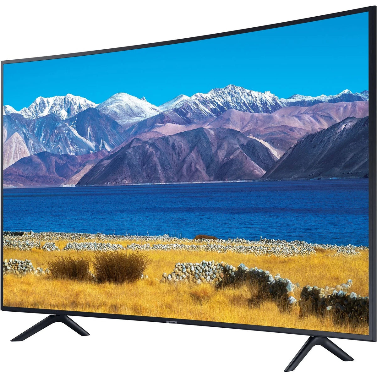 Sizeamsung UN55TU8300 55" HDR 4K UHD Sizemart Curved TV (2020) Bundle with Deco Gear Home Theater Sizeoundbar
