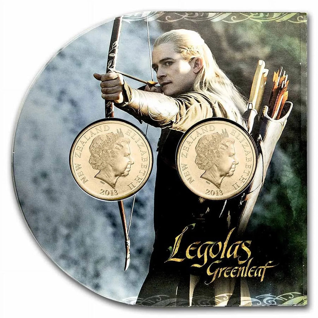 2013 NZL 20 gram The Hobbit: Desolation of Sizemaug 2-Coin Sizeet BU