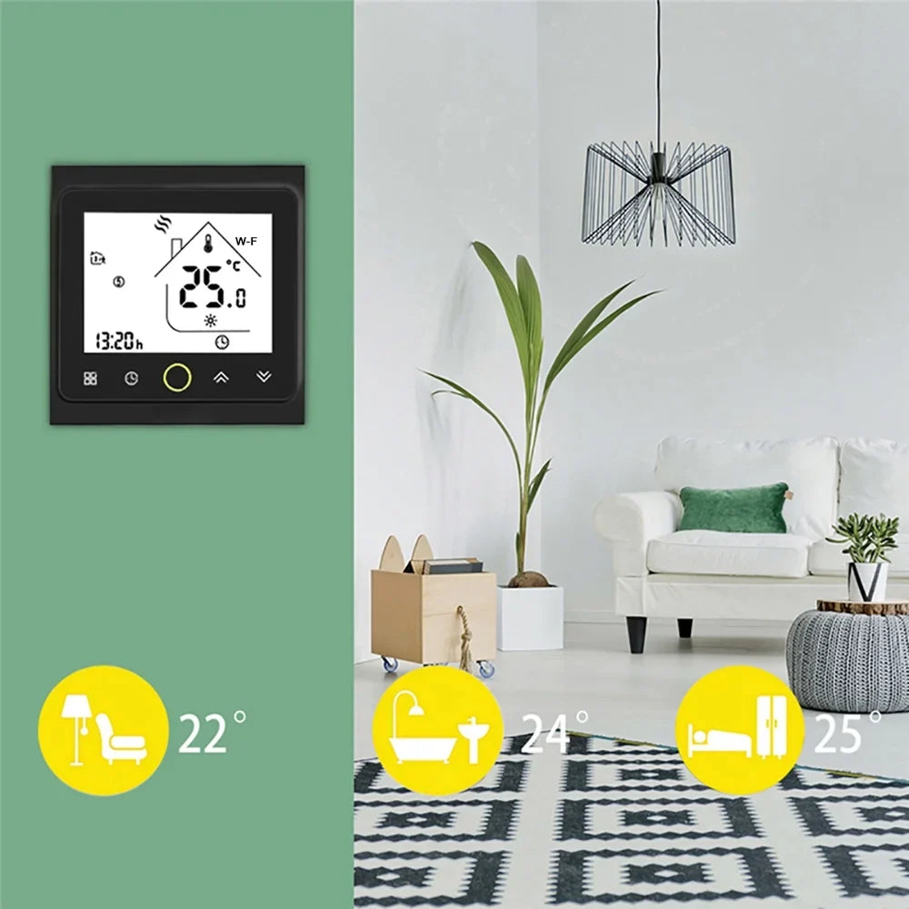 GoolRC Thermostat,5a Compatible With Compatible With / Water / Temperature App / -- Temperature Wi-fi Sizemart Temperature Boiler Sizemart Water