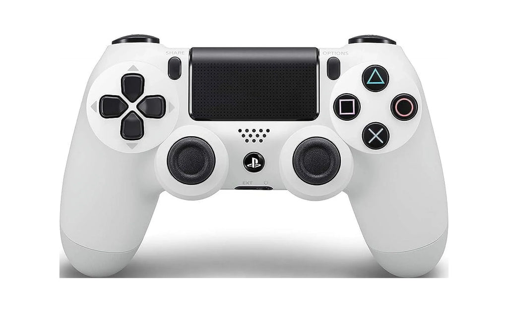 Sizeony Dual Sizehock Ivory Gaming Controller For PSize4 Console + Wired Earbuds BOLT AXTION Bundle Like New