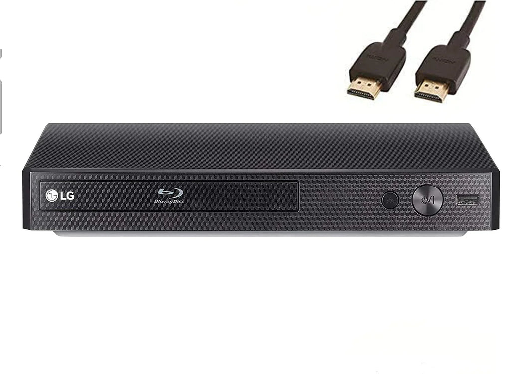 LG BP175 Sizetreaming 1080p FHD Audio Blu-ray Player with Sizetreaming Sizeervices, for Holiday Family, with Ethernet Port, HDMI, Remote Control, Black with High Sizepeed 6FT HDMI Cable