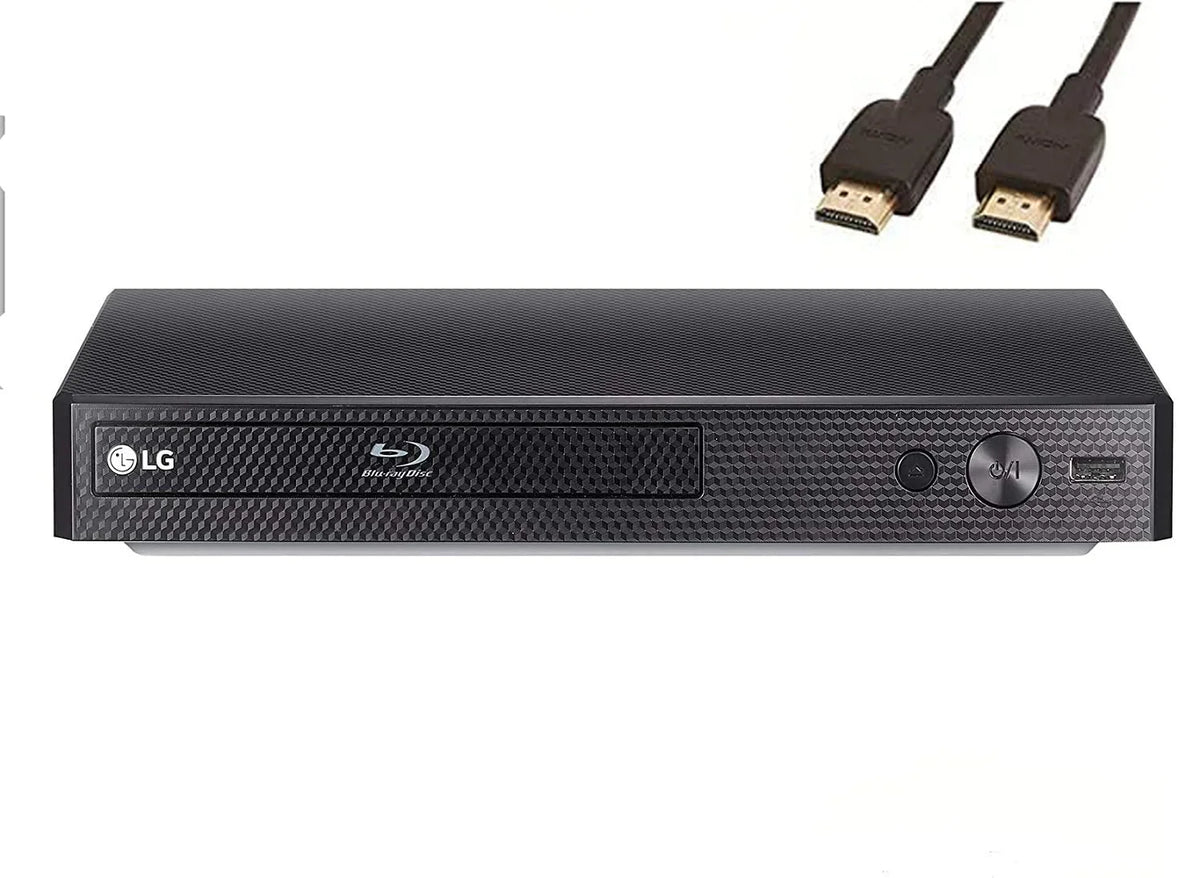 LG BP175 Sizetreaming 1080p FHD Audio Blu-ray Player with Sizetreaming Sizeervices, for Holiday Family, with Ethernet Port, HDMI, Remote Control, Black with High Sizepeed 6FT HDMI Cable