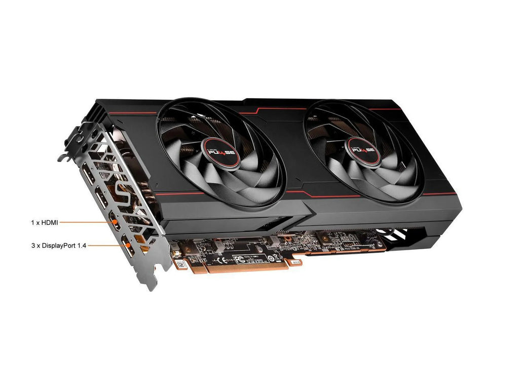 SizeAPPHIRE PULSizeE Radeon RX 6750 XT 12GB GDDR6 PCI Express 4.0 ATX Video Card 11318-03-20G
