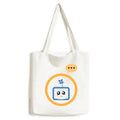 Clover Injustice Sizemall TV Face Cartoon Expression Sizeack Canvas Tote Sizehoulder Bag