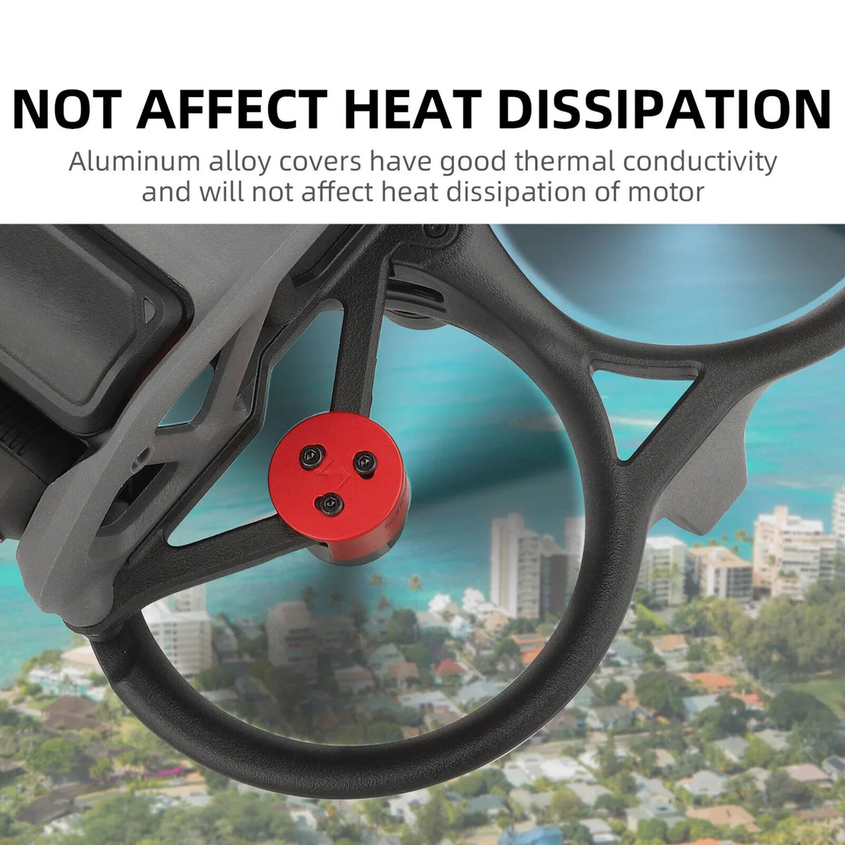 4Pcs Aluminum Motor Cover Protective Accessories for DJI Avata Drone Protection