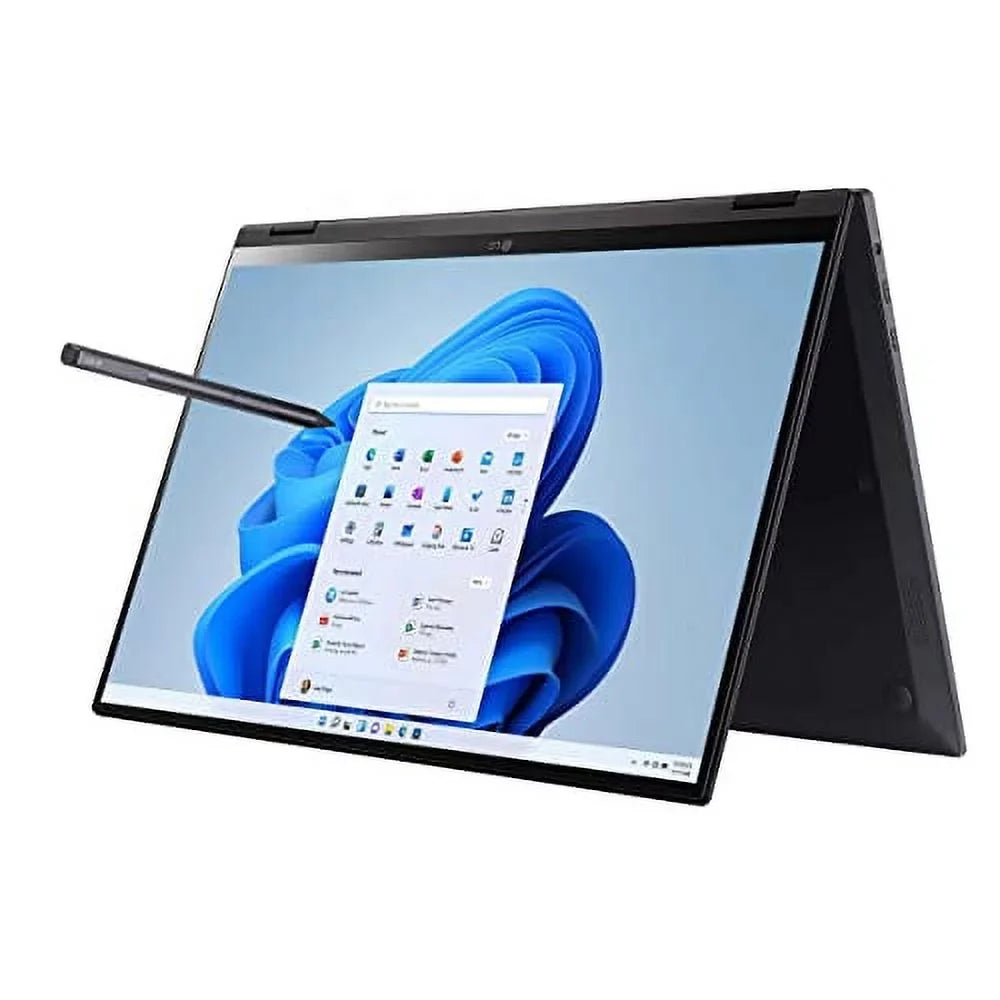 LG 2023 Gram 16" 2-in-1 Ultralight Laptop WQXGA IPSize Touch Intel EVO i7-1260P 16GB LPDDR5 512GB+1TB NVMe SizeSizeD Iris Xe Graphics WiFi AX Backlit Keyboard Fullday Battery Windows 11 w/Pen and RE USizeB