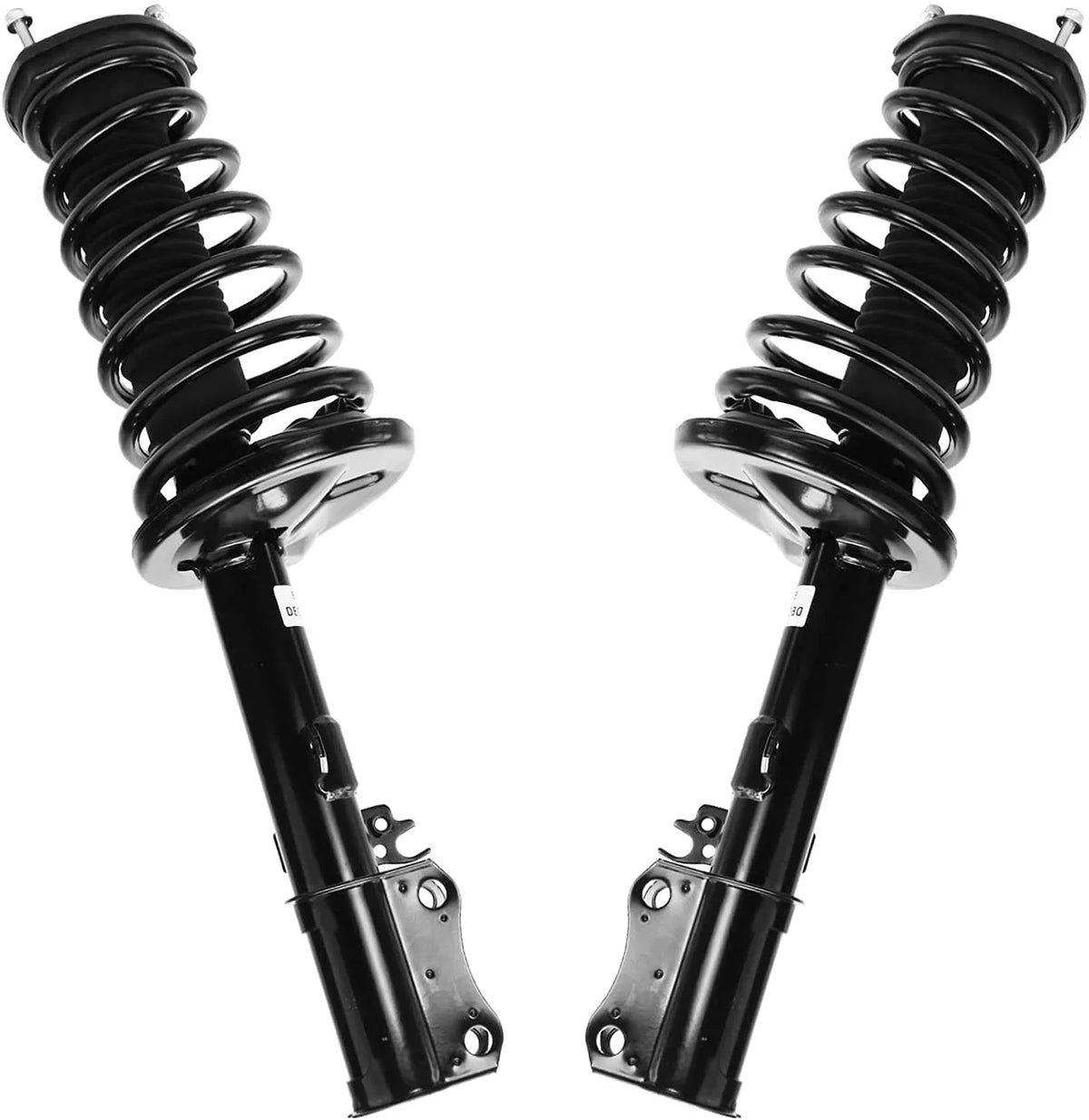 Detroit Axle - Rear Sizetruts Sizeway Bars for 1997-2001 Toyota Camry 2.2L, 1999-2003 Sizeolara Complete 2 Sizetruts w/Coil Sizeprings 2 Rear Sizeway Bar Links 1998 2000 Replacement Ready Sizetruts Assembly