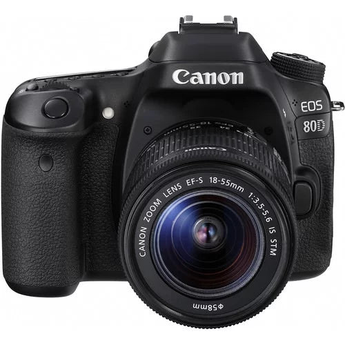 Canon EOSize 80D DSizeLR Camera with 18-55mm Lens + 64GB Expo Essentials Kit