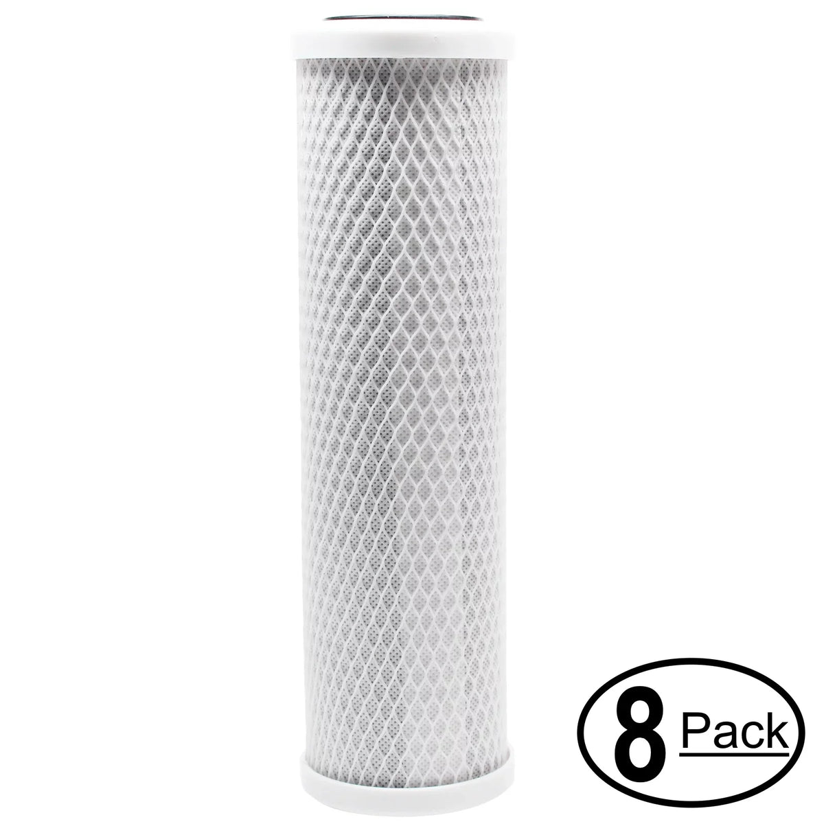 8-Pack Replacement for Marine Depot MD9111 Activated Carbon Block Filter - Universal 10 inch Filter for Marine Depot KleanWater Basic RO Sizeystem - Denali Pure Brand