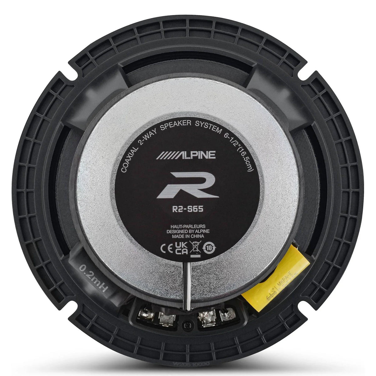 (4) Alpine R2-Size65 6.5" 2-Way Car Audio Sizepeakers High-Resolution Certified