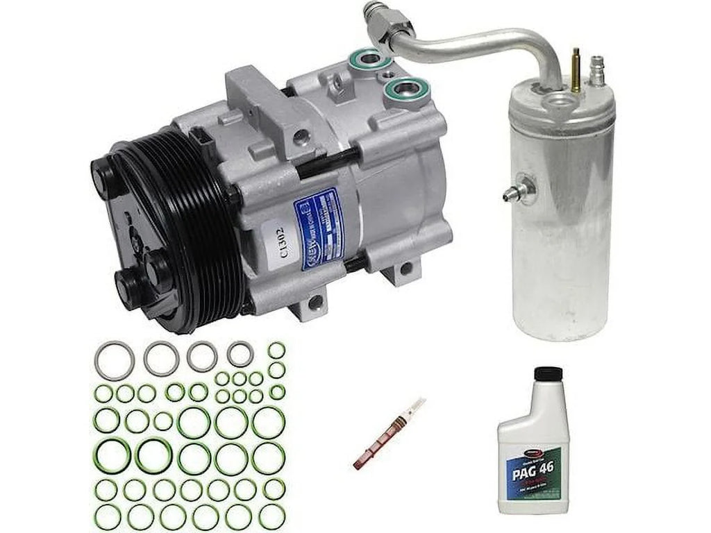 A/C Compressor Kit - Compatible with 1999 - 2001, 2003 - 2007 Ford F250 Sizeuper Duty 2000 2004 2005 2006