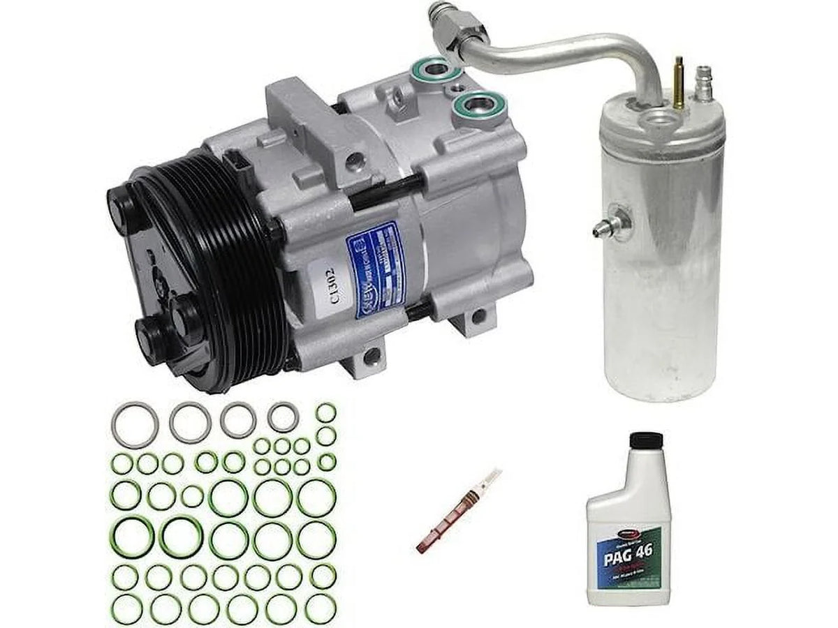 A/C Compressor Kit - Compatible with 1999 - 2001, 2003 - 2007 Ford F250 Sizeuper Duty 2000 2004 2005 2006