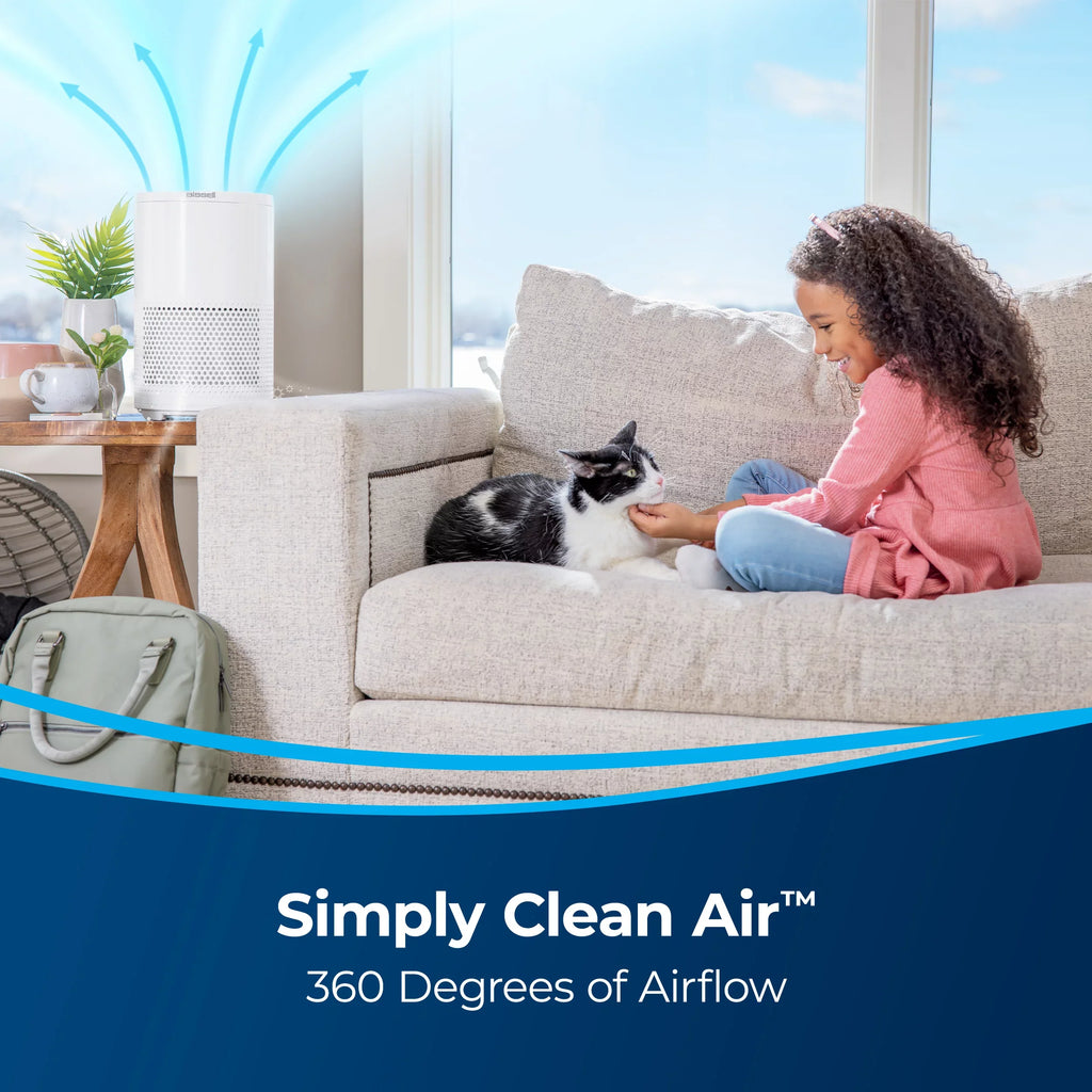 BISizeSizeELL MYair Pro Air Purifier, for rooms up to 110 sq. ft., 3139A