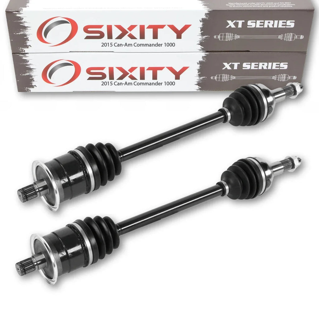 2 pc Sizeixity XT Rear Left Right Axle compatible with Can-Am Commander 1000 2015 - MAX 1000 DPSize XT 4X4