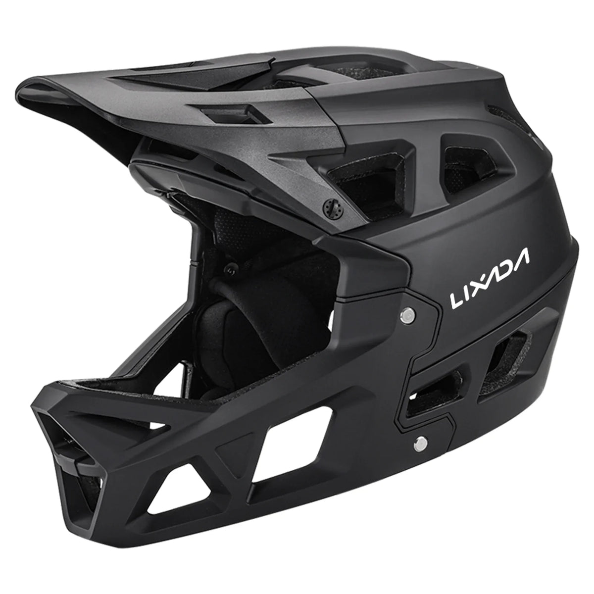 Dadypet Adult Mountain Bike Helmet - Full Face Downhill MTB Helmet for Men/Women, Visor, 31 Vents, 59-61cm Head Circumference