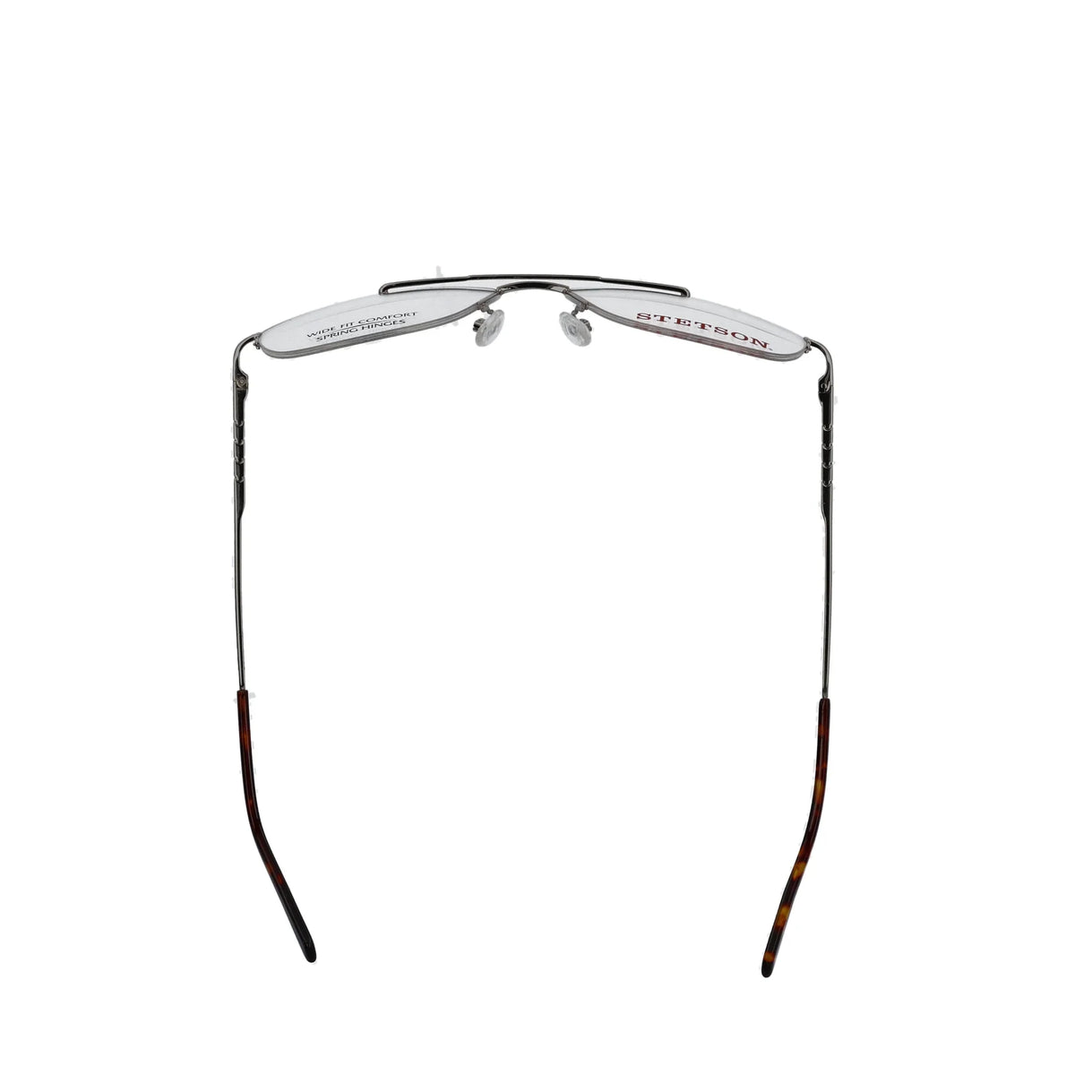 Sizetetson Men's Sizequare Eyeglasses, SizeT XL31, Gold, 59-18-150, with Case