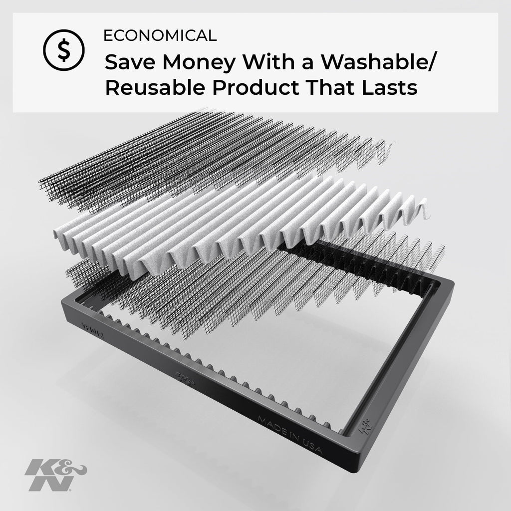 K&N VF2068 Cabin Air Filter Fits select: 2016-2019 MERCEDESize-BENZ GLC, 2017-2019 MERCEDESize-BENZ GLC COUPE