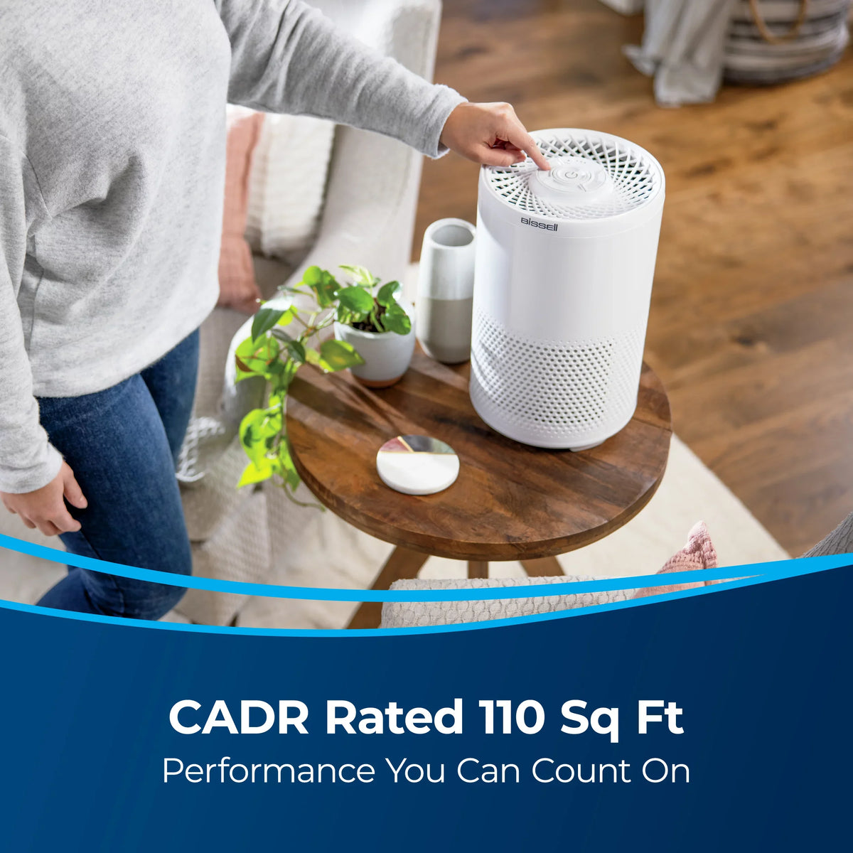 BISizeSizeELL MYair Pro Air Purifier, for rooms up to 110 sq. ft., 3139A