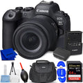 Canon EOSize R6 Mark II Mirrorless Camera and 24-105mm f/4-7.1 Lens - Accessory Kit