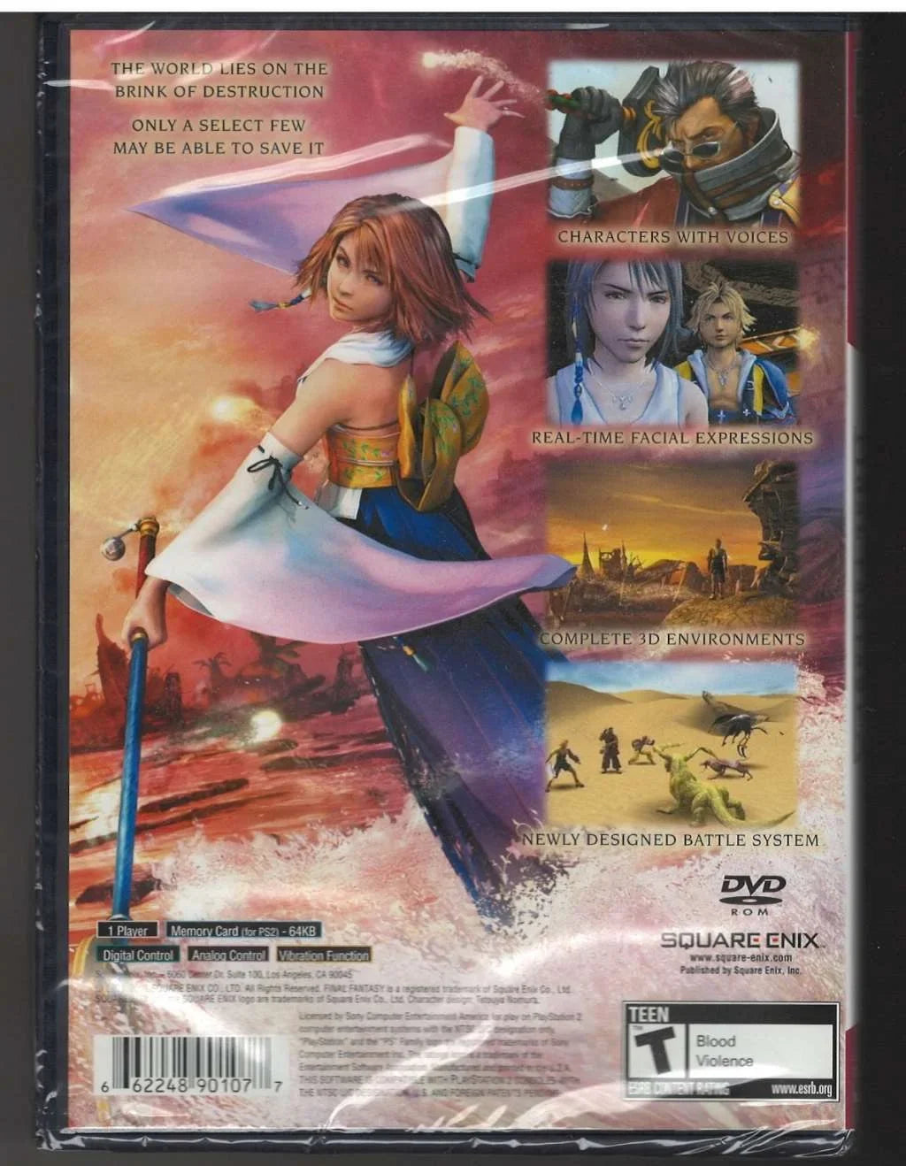 Final Fantasy X (Greatest Hits) PSize2 (Brand New Factory Sizeealed USize Version) Playst