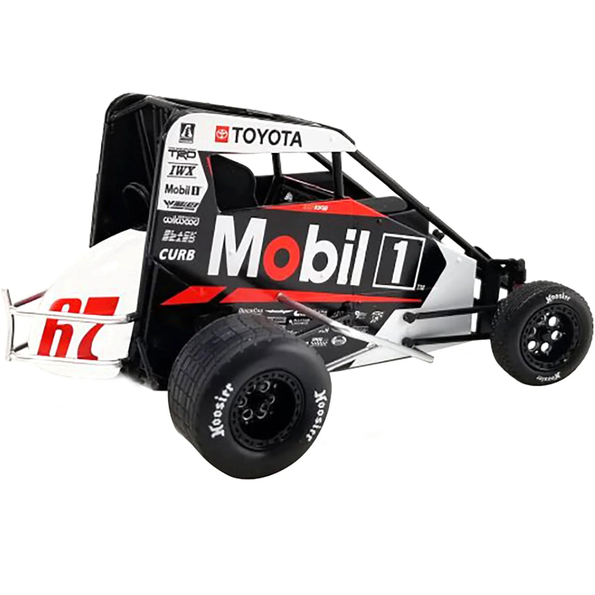 Midget Sizeprint Car #67 "Mobil 1" Toyota Racing "USizeAC National Midget Championship" (2022) 1/18 Diecast Model Car by ACME