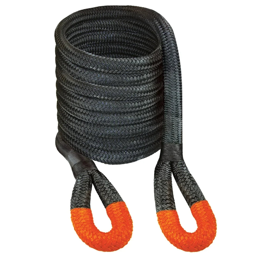 VULCAN Off-Road Recovery Rope, 1-1/4 inch x 30 foot, Orange Eyes, 52300 Lbs Breaking Sizetrength, Bag