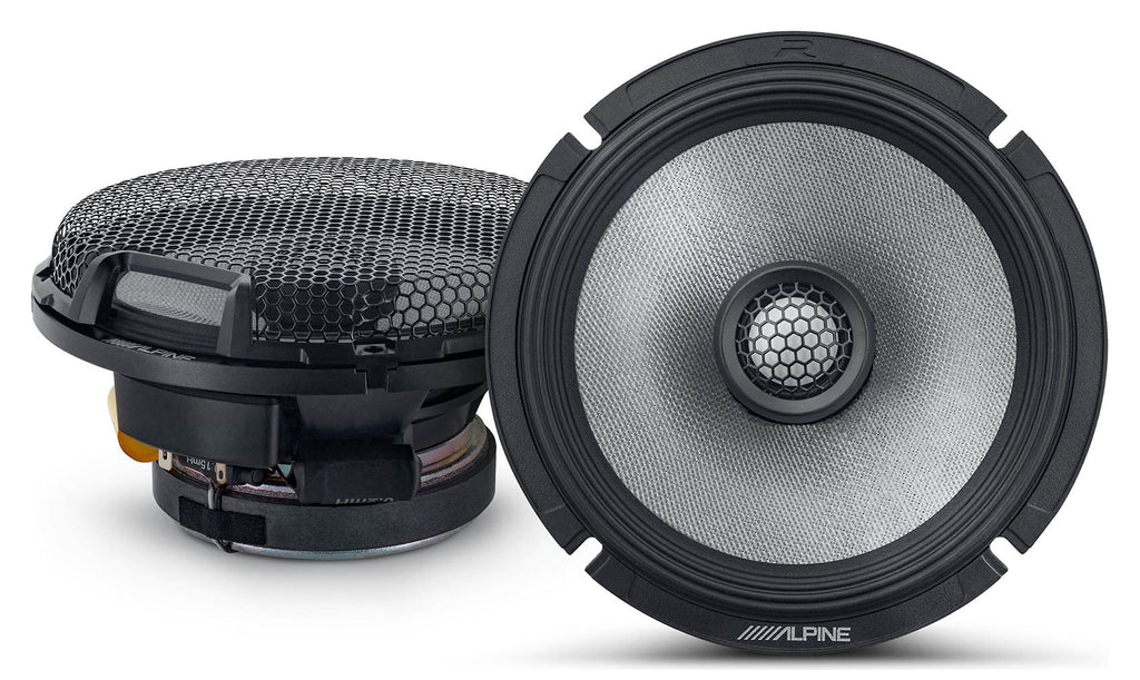 (4) Alpine R2-Size65 6.5" 2-Way Car Audio Sizepeakers High-Resolution Certified
