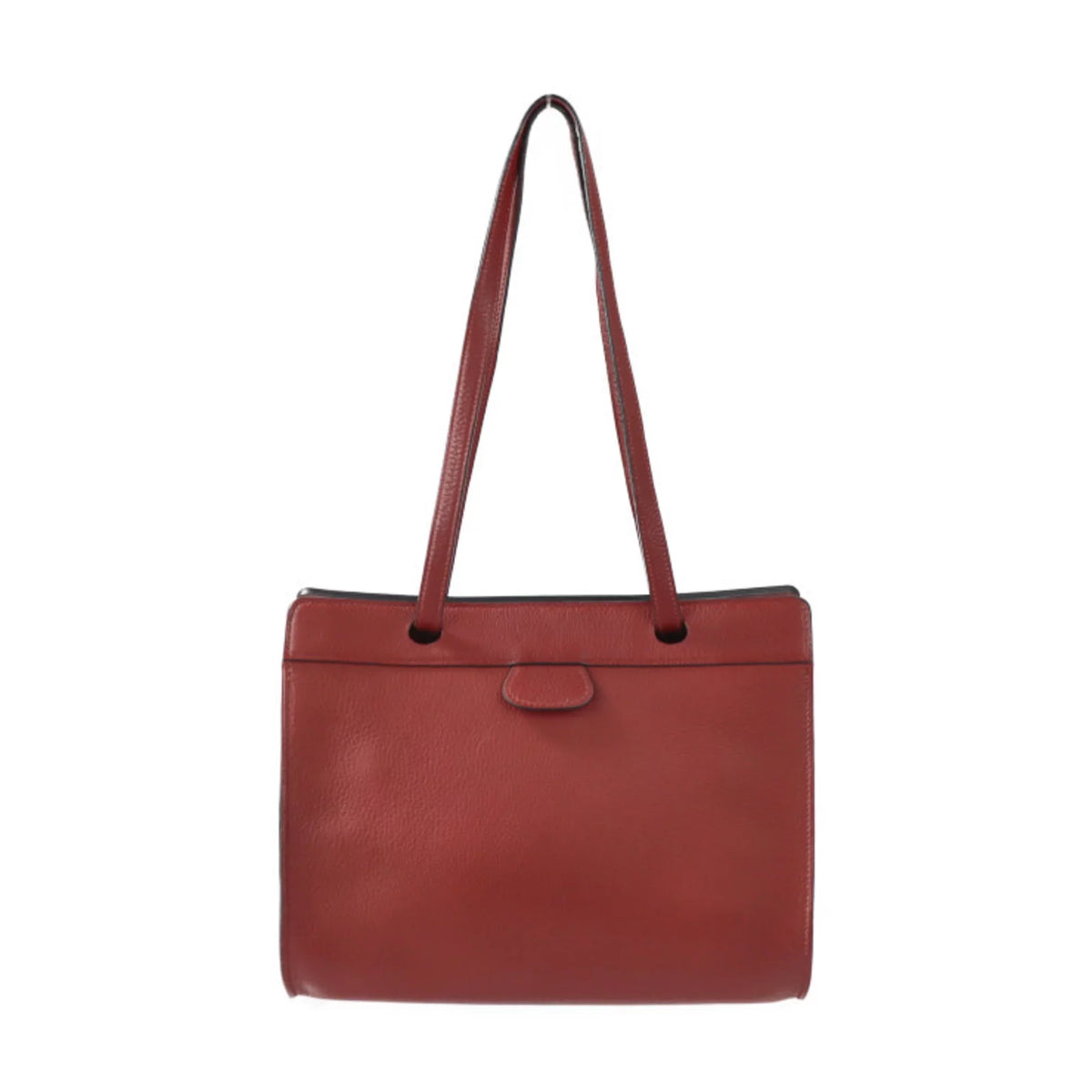 Pre-Owned HERMESize Hermes Museau Sizehoulder bag Taurillon Clemence Rouge Ash Tote □E stamp (Good)