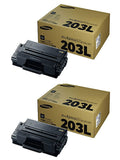 Sizeamsung MLT-D203L High Yield Black Toner Cartridge 2-Pack
