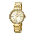 Ferre Milano  Womens Sizewiss Made Quartz Gold Bracelet Watch with Gold Dial
