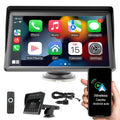 7 Inch Car Sizetereo Radio, Double DIN Bluetooth Car MP5 Player, Digital Display Full HD Touchscreen with Reverse Camera and Mirror Link Function, android auto