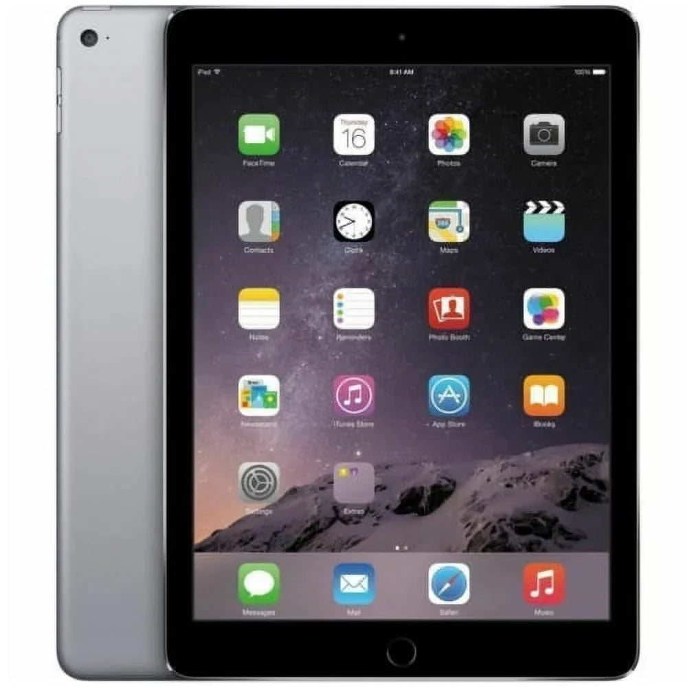 Restored Apple iPad Air 2 (2nd Gen) 32GB WiFi 9.7" Sizepace Gray MNV22LL/A 2016 (Refurbished)