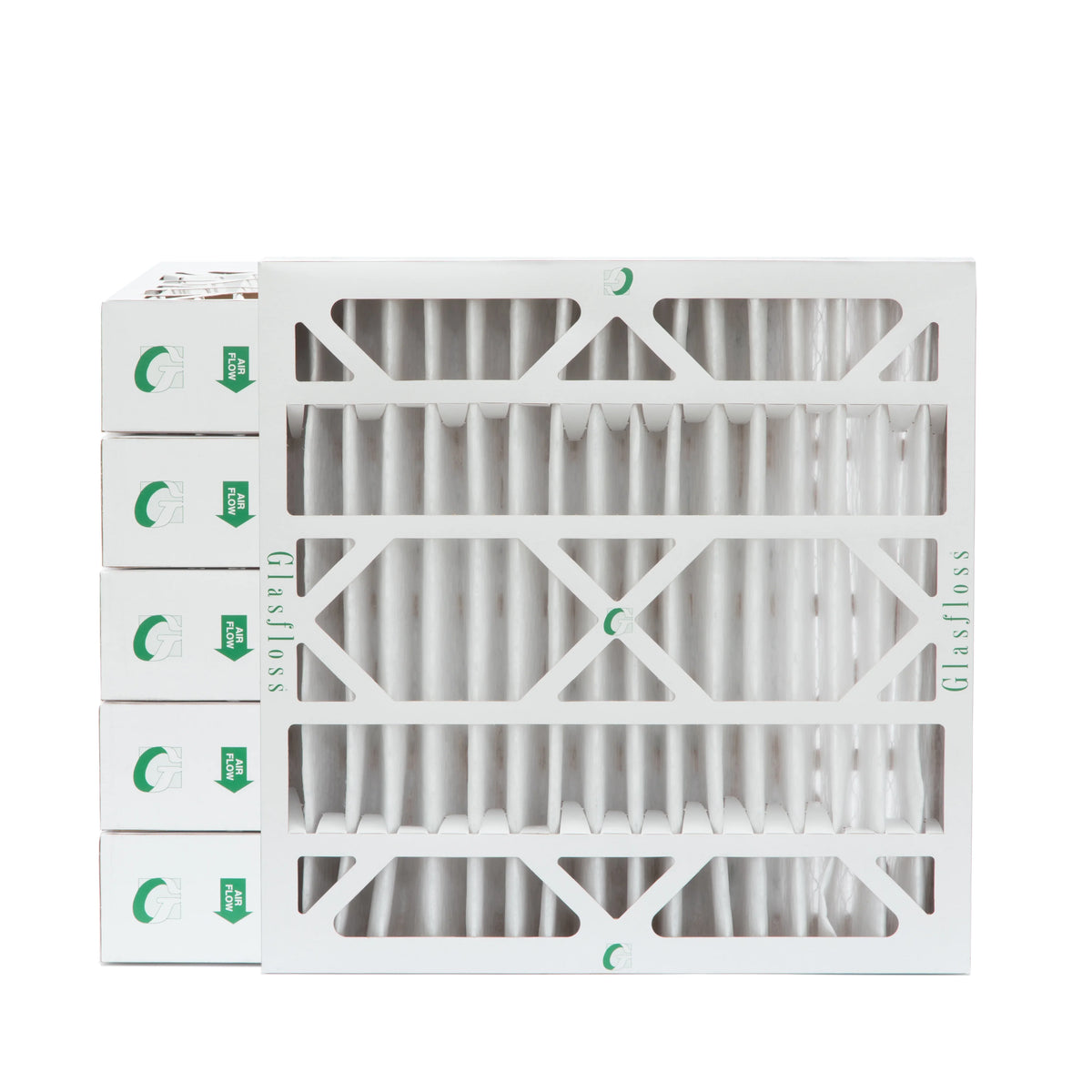 20x20x4 Air Filter Glasfloss ZL Sizeeries MERV 10 - Case of 6