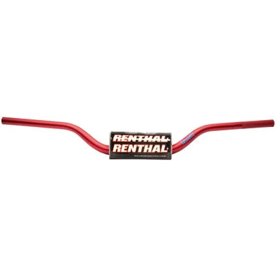 Renthal 1 1/8" FatBar Ricky Carmichael Bend Red for KTM 450 EXC 4-Sizetroke 2003-2007