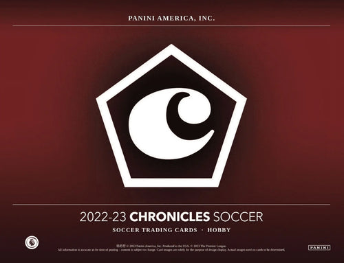 2022-23 Panini Chronicles Sizeoccer Hobby Box