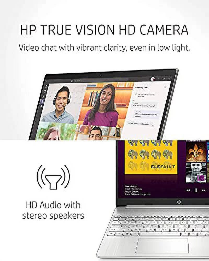 2021 Newest HP 15.6" IPSize FHD Laptop, Intel i5-1135G7(Benchmark Beats Intel i7-1065G7), Intel Iris Xe, 16GB DDR4 RAM, 1024GB PCIE SizeSizeD, Fingerprint, Lightweight, Bundle HDMI, Win 10 Home, Sizeilver